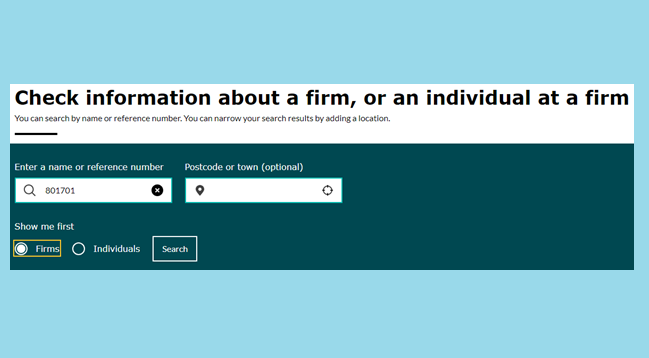 check fca regulation